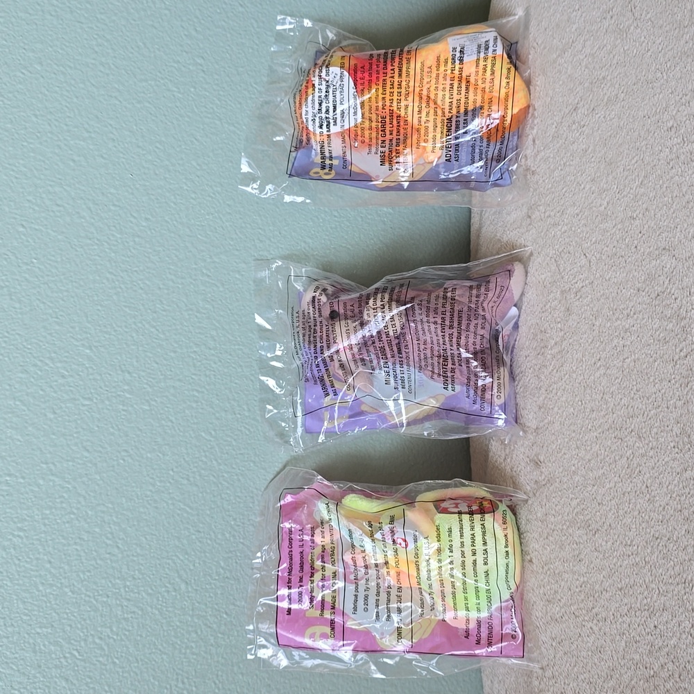 2000 McDonalds Happy Meal❤TY Teenie Beanie Babies☆Full Set New Unopened Packages - Picture 14 of 17